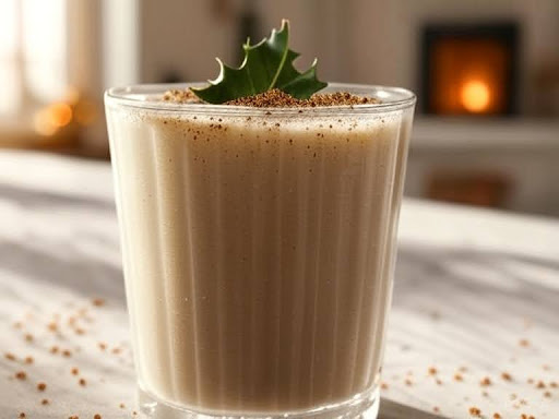 Eggnog is a traditional holiday drink especially popular during Thanksgiving and Christmas