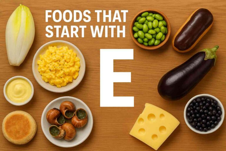 Food That Starts with E
