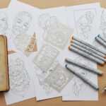 Where can I download Simple Linework Tattoo Flash Sheets