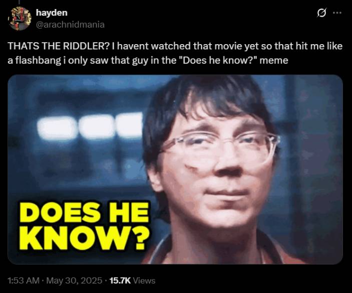 How Does He Know Meme Evolved on Social Media