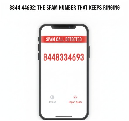 Why is 8448334693 considered a spam number?
