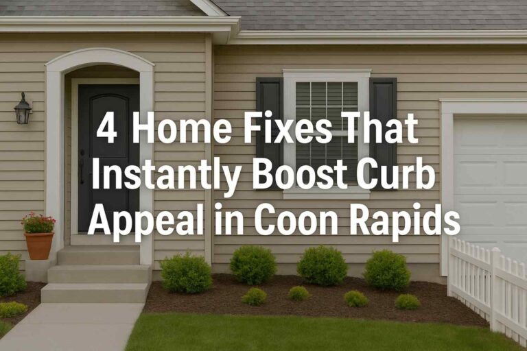 4 Home Fixes That Instantly Boost Curb Appeal in Coon Rapids