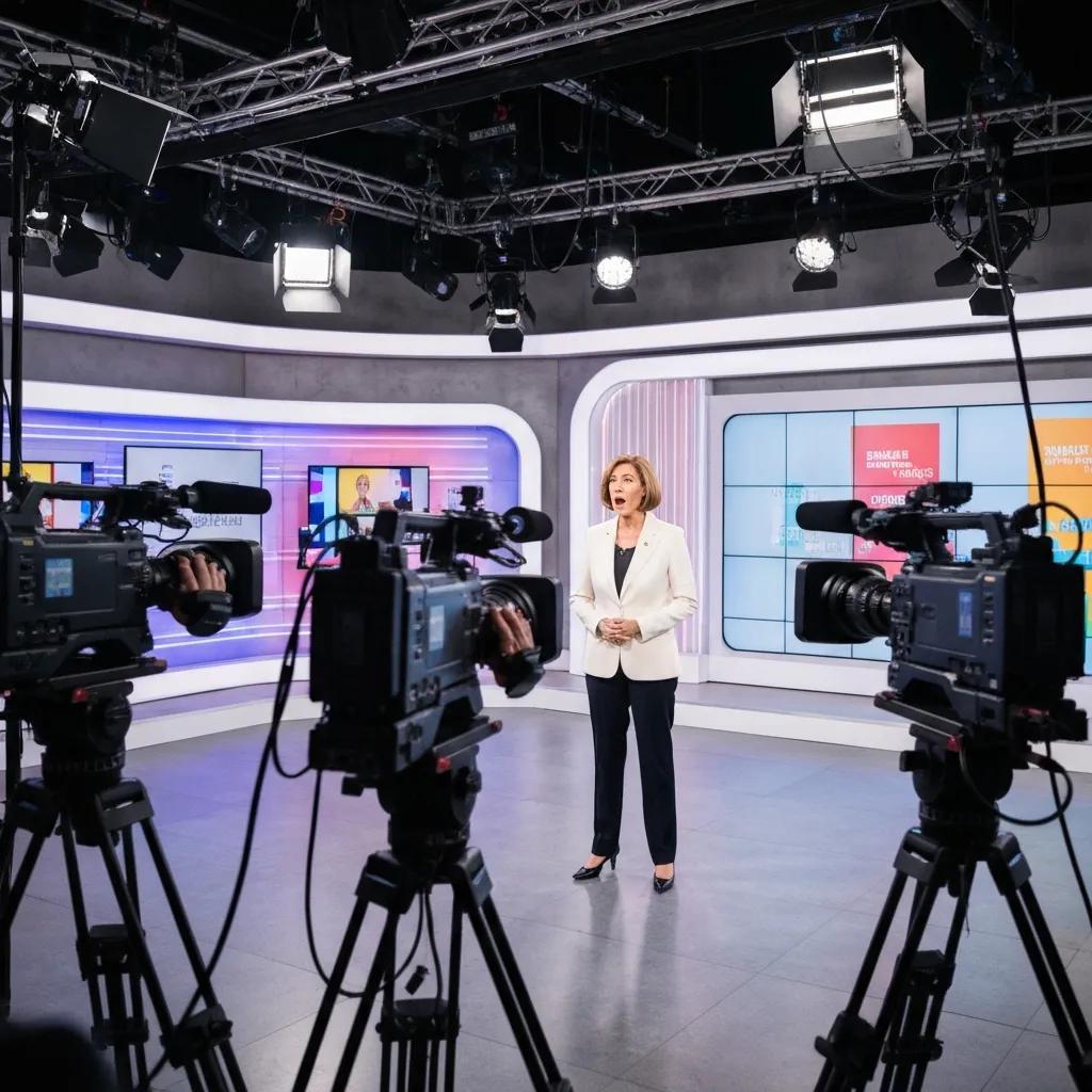 A TV studio interview capturing a surprised guest, showing how live reactions translate into shareable moments